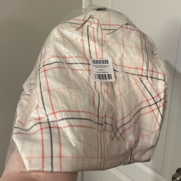 Torrid Drop Shoulder Button-Front Shirt - Picture 6 of 14